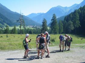 Wandelvakantie in het Lechtal  juli 2010